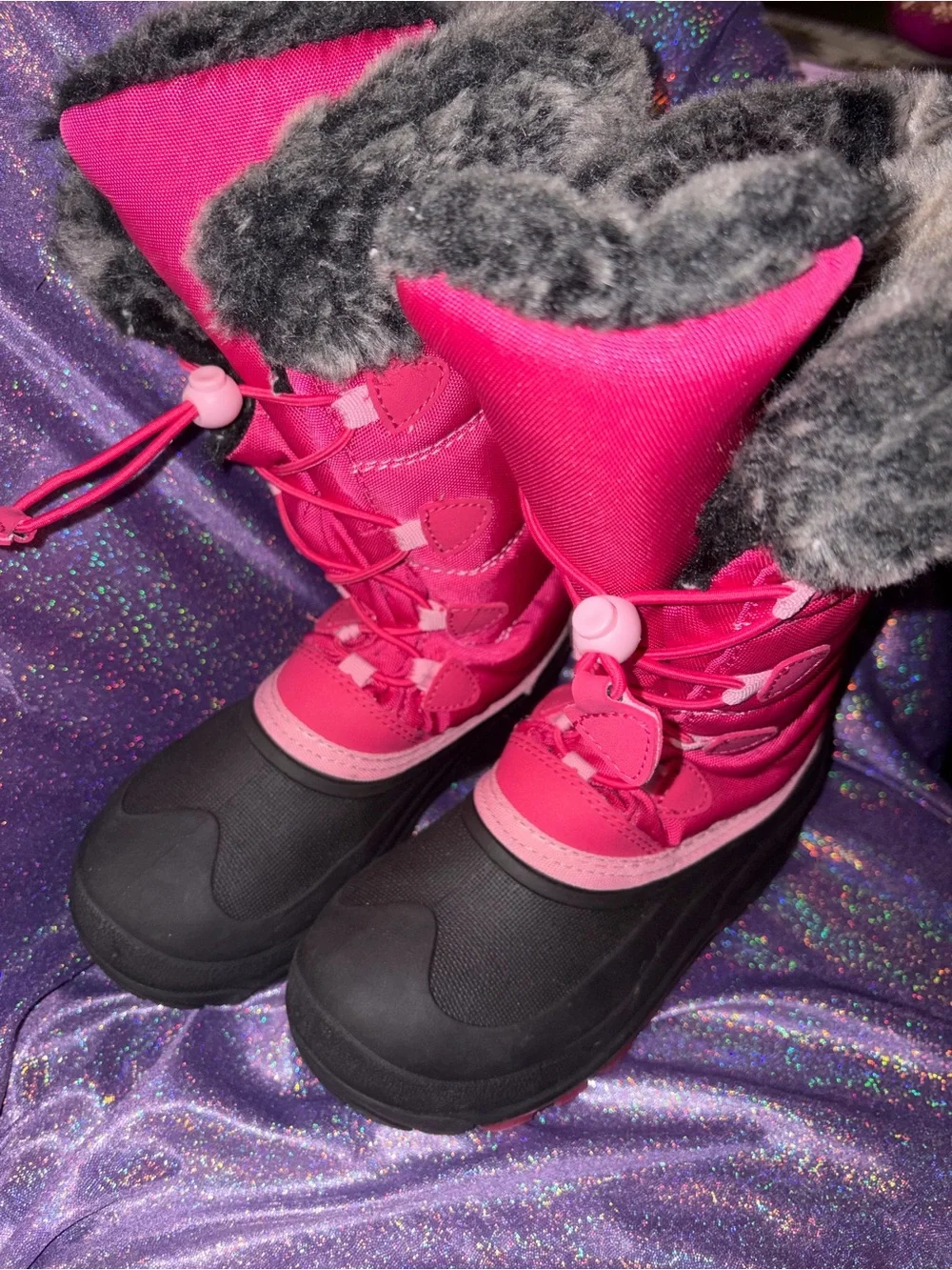 Big Kids Pink Kamik Snow Boots